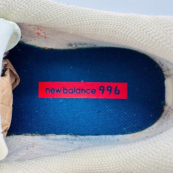 New Balance 996 Vintage Orange Suede Sneakers‎ Womens 6.5B Preppy Academia Retro - Picture 10 of 11